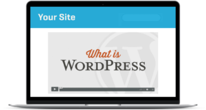 Embed our WordPress 101 Tutorials videos on your site.